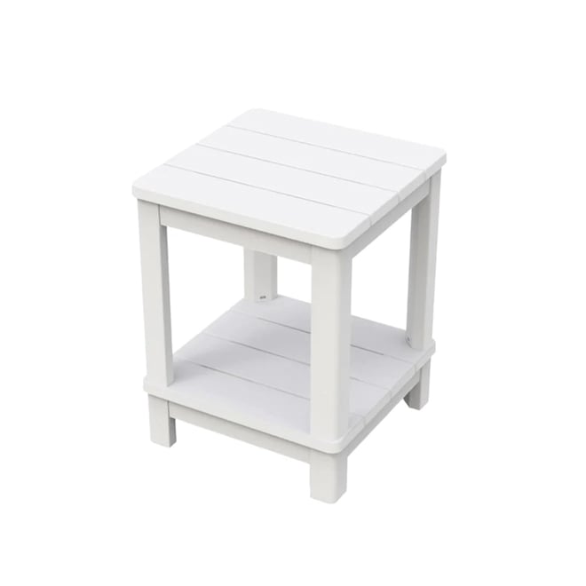 Keter Deluxe Side Table - White