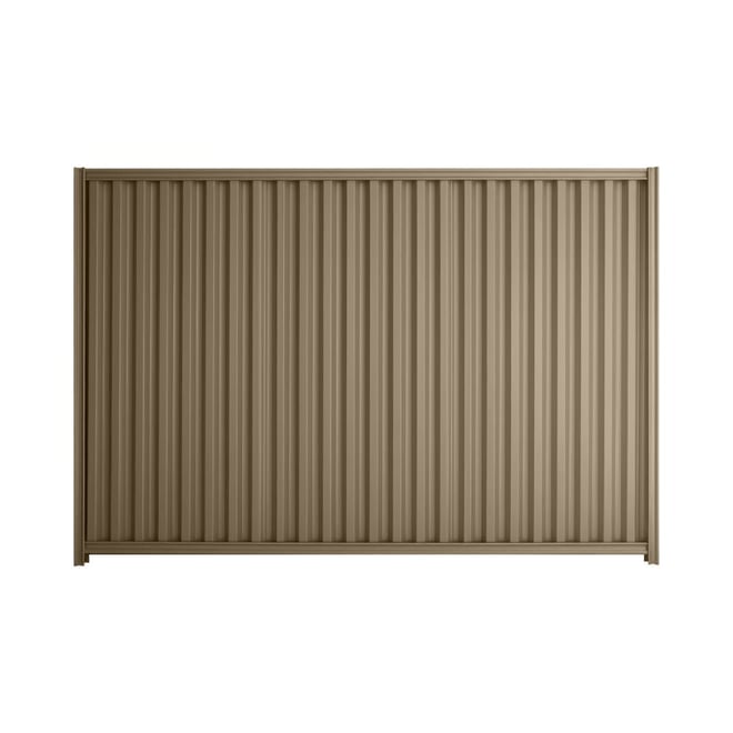 Good Neighbour® Smartspan® 1800mm High Fence Panel Sheet: Beige Post/Track: Beige