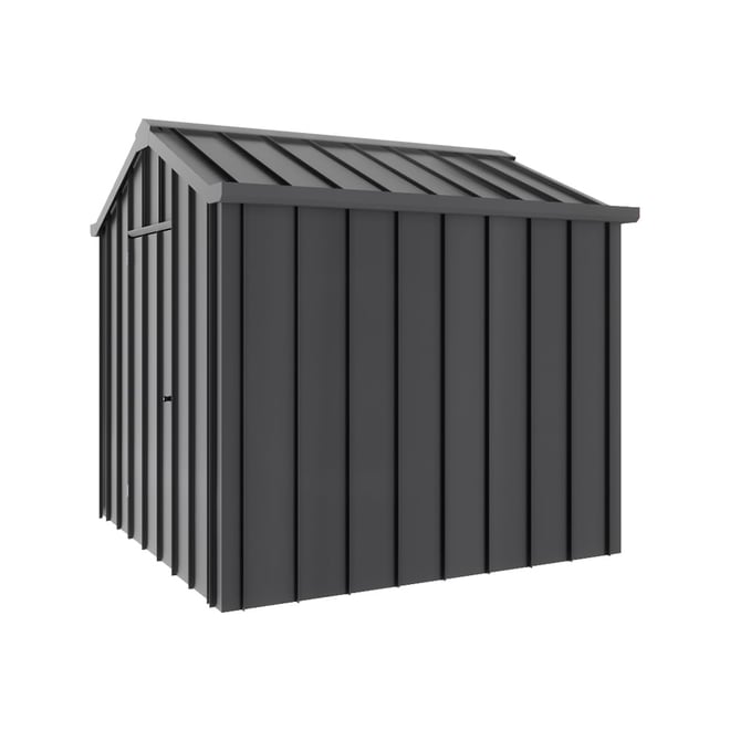Handi-Hilander Garden Shed HH1 2.48x2.63m Gable End Door Gun Metal Grey