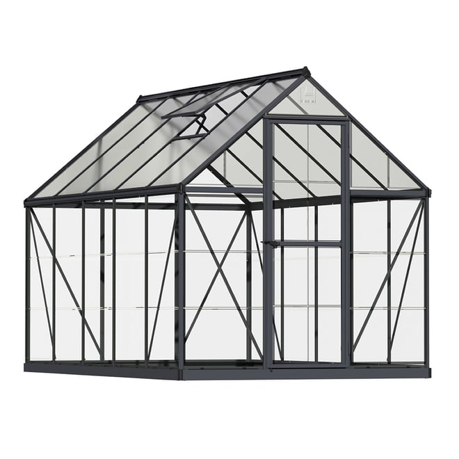 Maze 6 x 10 Hybrid Greenhouse - Grey Frame