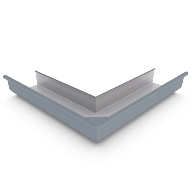 Quad Gutter 150 External Mitre Armour Grey