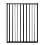 Aluminium Pool Fencing Flat Top Adjustable Gate 1.2m H Black