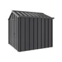 Handi-Hilander Garden Shed HH1 2.48x2.63m Gable End Door Gun Metal Grey
