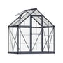 Maze 6 x 4 Hybrid Greenhouse - Grey Frame