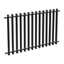 Barr Fencing Panel 1000mm x 1733mm in Satin Black