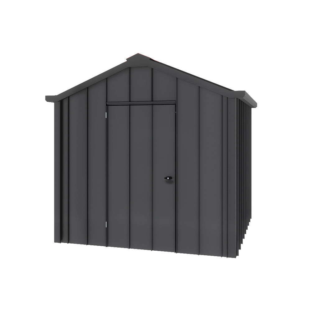 Handi-Hilander Garden Shed HH1 2.48x2.63m Gable End Door Gun Metal Grey