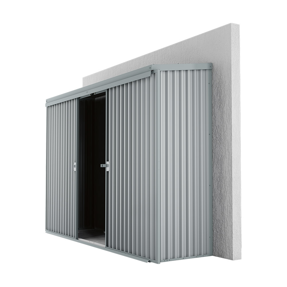 Handi-Locker Wall Mount Shed Zinc/Al