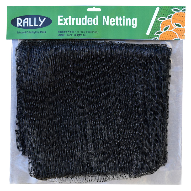 PVC Anti-Bird Netting 4 x 4m Black
