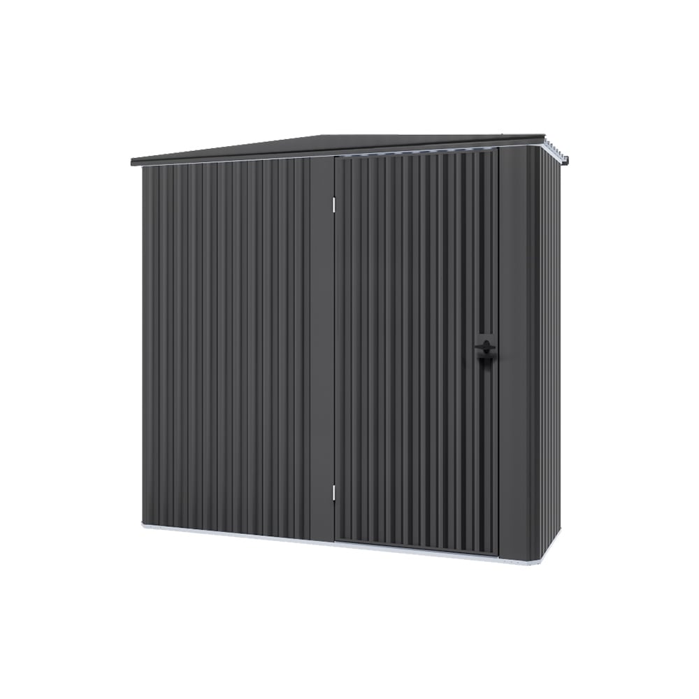 Handi-Mate Hinged Door Shed HM3 Gun Metal Grey