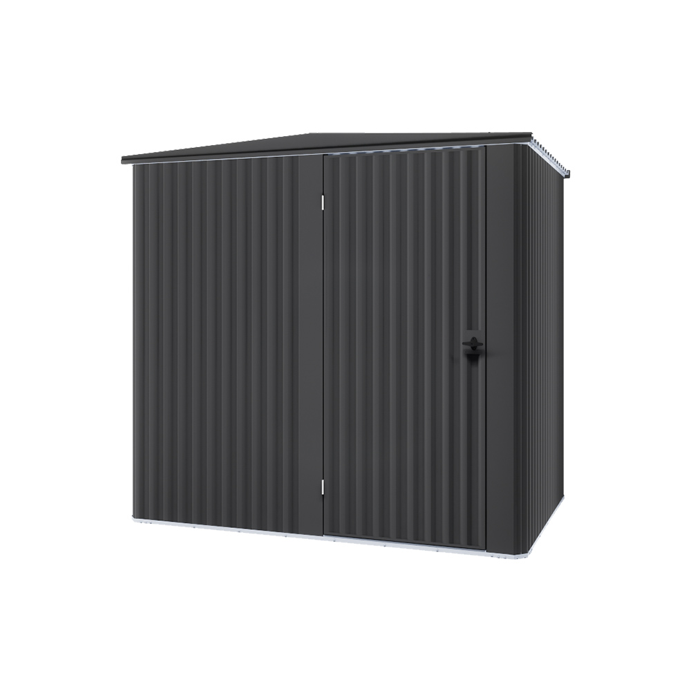 Handi-Mate Hinged Door Shed HM4 Gun Metal Grey