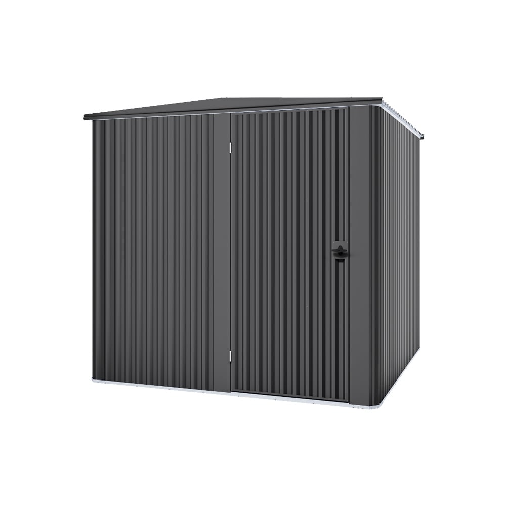 Handi-Mate Hinged Door Shed HM5 Gun Metal Grey