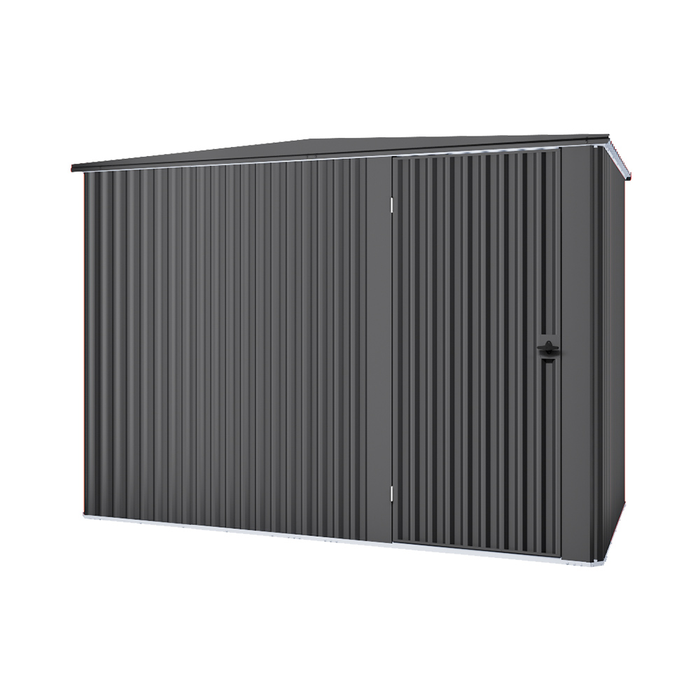 Handi-Mate Hinged Door Shed HM6 Gun Metal Grey